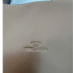 Vintage ITALIAN Designer Daniella Moda HANDBAG Asymmetrical Crossbody Bag Purse Brown Photo 4