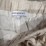Crescent  Size L Cream linen shorts with tie waist Photo 1