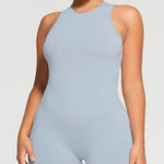 SKIMS Raw Edge Onesie Denim Size XL Photo 0