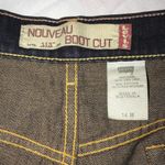 Levi's LEVI’S NOUVEAU DARK WASH BOOTCUT STRETCH JEANS SIZE 14M Photo 2
