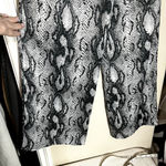 Only Palazzo Pants Wide Leg Snakeskin print stretch EU38 sz M pockets Photo 7