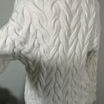 Philosophy White Cable Knit Sweater M Fisherman Core Photo 3