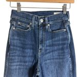 AYR The Super Straight Leg Vroom Vroom Dark Blue High Rise Denim Jeans Size 25 Photo 2