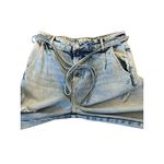 Free People We the  Kinsey Jeans Women’s 32 Wide Leg Pleated Crop Distressed Boho Photo 10