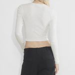 Aritzia TNA Long Sleeve Cropped Ribbed T Shirt Photo 7