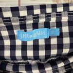 J.McLaughlin Blue White Gingham Stretch Leggings Womens 12 Tummy Control Pants Photo 7