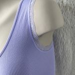 Suzette Collection Crop Top Lavender With Ruched Lace Photo 2