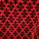 Talbots Women's Red Black Fleece Snowflake Full Zip Jacket Size Large Vintage Photo 4