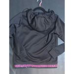 Siksilk 1/4 Hoodie in size Women 8 Black Hot Pink Girly Athleisure Photo 6