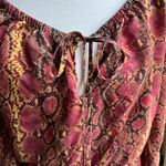 Michael Kors MICHAEL  Silk Snake Print shirt | medium Photo 2