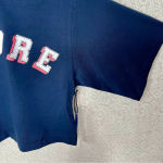 Abound  Blue Floral Do More Cropped Tee Size XS Short Sleeve Casual Photo 5