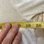 J. Crew White Open Back/Butterfly/Knotted Long Sleeve T Shirt Size L Style AG736 Size L Photo 3