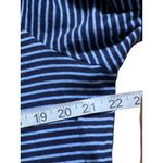 Vintage 90s Land's End Long Sleeve Blue Striped Thermal Tee Shirt Basic Sz 1x Photo 3