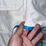 We The Free  White Denim Jumpsuit Women's Size Large Photo 7