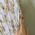 J. Jill White Floral Paisley Apron Sleeveless Midi Maxi Dress Size M Size M Photo 5