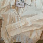 We Wore What  Collared Shirt Bodysuit Photo 3