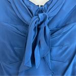 BCBGMAXAZRIA NNWT Ink Blue Strapless Silk Mini Dress with Ruffles/Bow Size 12 Photo 5