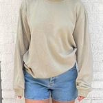Vintage cream oversized crewneck sweatshirt / fits xs Photo 0
