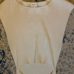 Wilfred Aritzia cutout medium ribbed White Mini Dress Photo 7