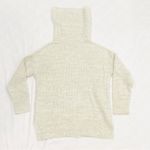 Sanctuary NWOT  Oatmeal Grey Cowl Neck Waffle Knit Tunic Sweater Photo 4