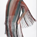 ZARA  Multicolor Knit Fringe Garment Photo 3