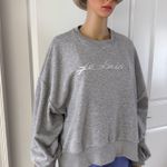 Cinq à Sept cinq a sept FOILED TRIPLE JE TAIME BRANDY PULLOVER. Size L. MSRP $226 Photo 2