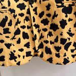 Yellow and black animal print blazer size XL Photo 4
