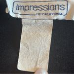 Impressions VINTAGE Y2K  OF CALIFORNIA Women’s Long Sleeve‎ Black Floral Top Photo 5