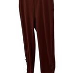 Lululemon Tied To It Crop 21" Black Cherry Leggings Yoga Capri Pants Size 4 Photo 3