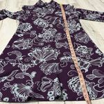 Anthropologie  Paisley Mock Neck Mini Dress Size Medium Photo 7