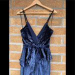 Yumi Kim  DYNASTY VELVET DRESS MIDNIGHT TWINKLE XS Photo 9