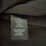 Lulu’s black 3/4 length sleeve pink floral wrap dress with ruffles size Medium‎ Photo 14