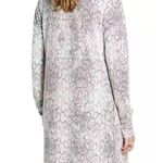 Socialite Snake Print Waffle Knit Cardigan Size Small Photo 1