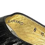 Bally Black Leather Sarand Slingback Sandals Heels Shoes size 8 Photo 4