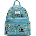 Lounge Fly NWT Disney Pirate Mickey and Friends All Over Print Mini Bag Backpack Photo 0