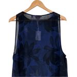 Ted Baker Houdini Step Hem Cover Up Navy Butterfly Floral Large NWT Sleeveless Photo 4