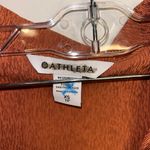 Athleta NWOT  Terracotta Button-Down Shirt Photo 3