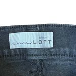 Loft  Ann Taylor Denim Curvy Bootcut Jeans Black Women‎ Size 4 Mid-Rise Stretch Photo 6