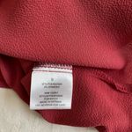 Pink Rose Dark Red Textured Button Up Top S Photo 3