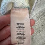 Philosophy  ivory pink floral sweater long sleeve cozy feminine size large M17 Photo 2