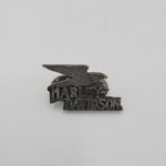 Harley Davidson Motorcycle Biker Rider Jacket Vest Eagle Metal Accessory Pin Black Photo 2