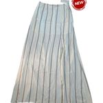 VICI White Striped Fitted Maxi Skirt Women Size Small NWT | 9-15 Photo 0