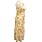 Charlotte Russe Floral Deep Plunge Tiered Chiffon Maxi Dress Photo 3