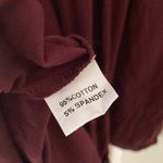 Ouges Cottagecore Fit and Flare Long Sleeve Pocket Mini Dress Maroon Red Small Photo 6