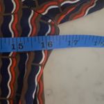 Diane Von Furstenberg Diane Von Furstenburg 2 Silk jersey dress retro navy, orange, brown print EUC Photo 8