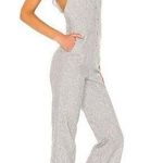 Lovers + Friends kat linen blend ruffle strap jumpsuit with pockets Photo 3