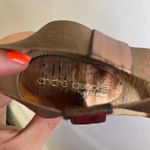 Andre Assous Espadrille Wedge Sandals Bronze Strappy Heels Made in Spain Brown Size 7 Photo 5