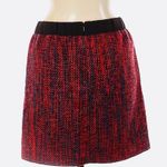 Loft Ann Taylor red/black/navy/wine tweed skirt. Photo 1