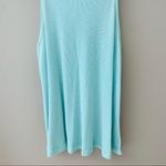 Free People  Ribbed Tank Top Teal Sz Small Photo 2