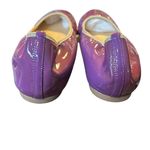 J.Crew  Purple Patent Leather Round Toe Size 8 Classic Ballet Flats Cream Trim. Photo 4